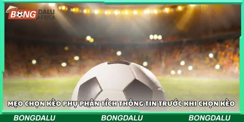 Mẹo chọn kèo phụ phân tích thông tin trước khi chọn kèo 