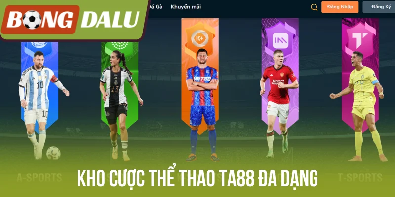 Kho cược thể thao TA88 đa dạng